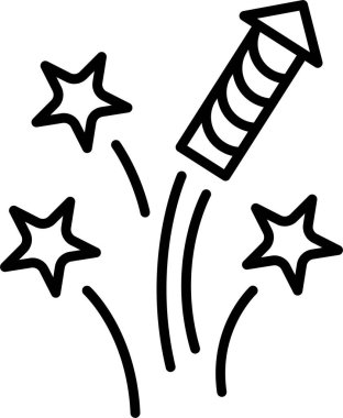 Havai fişek Simgesi Sanatı