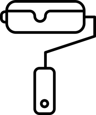 Fırça Simgesi Simgesi Sanatını Boya