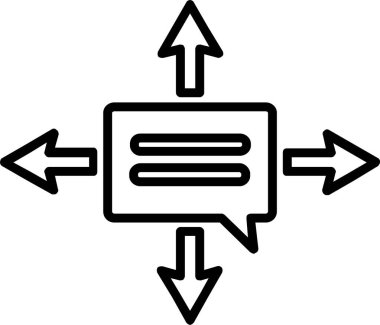 Konuşma Balonu Simgesi Sembol Sanatı