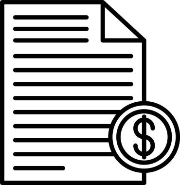 Kağıt Faturaları Simge Sanatı