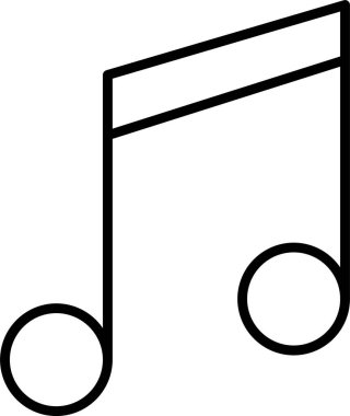 Müzik Notası Simgesi Sanatı