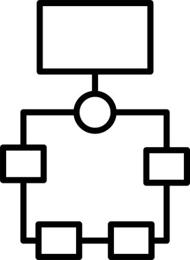 Akış Çizelgesi Simgesi Sanatı