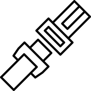 Emniyet Kemeri Simgesi Simgesi Sanatı