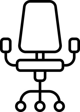 Masa Sandalyesi Simgesi Simgesi Sanatı