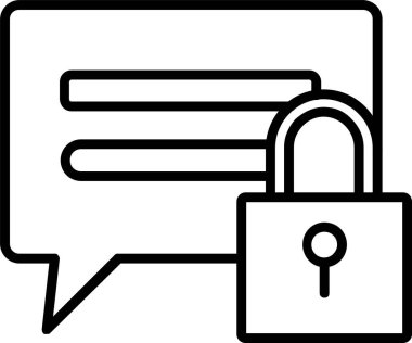 Konuşma Baloncuğu Simgesi Sanatı