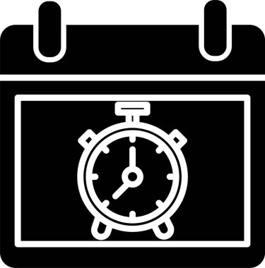 Alarm Saati Simgesi Sanatı