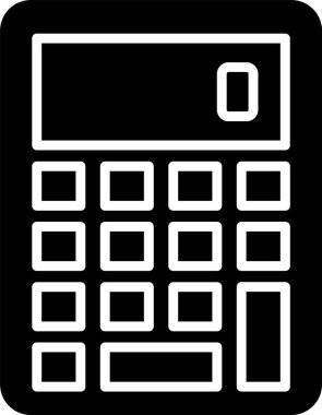 Hesap Makinesi Simgesi Sanatı