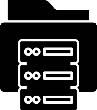 Veri Depolama Simgesi Sanatı