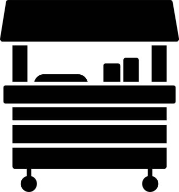 Gıda Standı Simgesi Sanatı