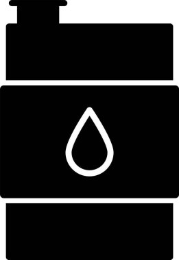 Petrol Tankı Simgesi Simgesi Sanatı