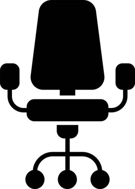 Masa Sandalyesi Simgesi Simgesi Sanatı