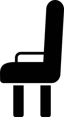 Yemek Koltuğu Simgesi Simgesi Sanatı