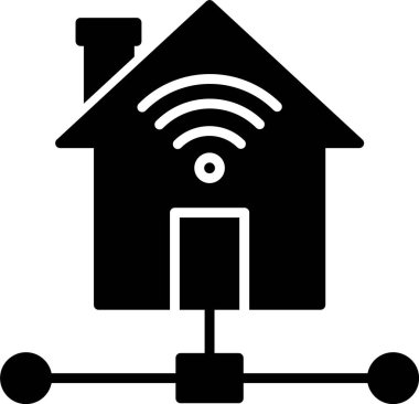 Akıllı Ev Simgesi Sanatı
