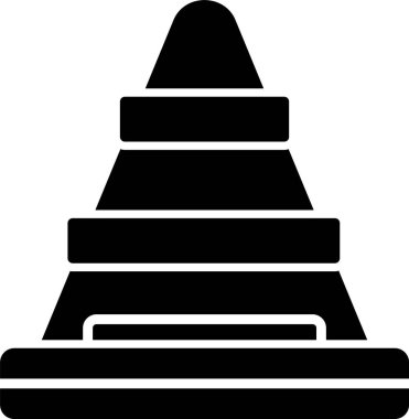 Trafik Konisi Simgesi Sanatı