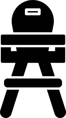 Yüksek Sandalye Simgesi Sanatı