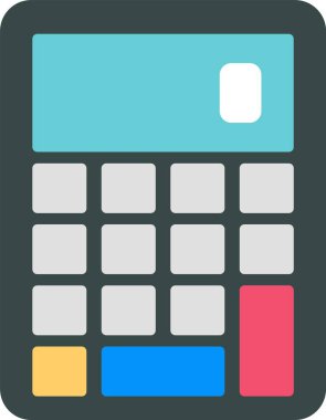 Hesap Makinesi Simgesi Sanatı