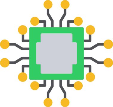 İşlemci Simgesi Sanatı