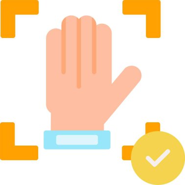 El Tanıma Simgesi Simgesi Sanatı