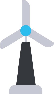 Rüzgar Türbini Simgesi Sanatı