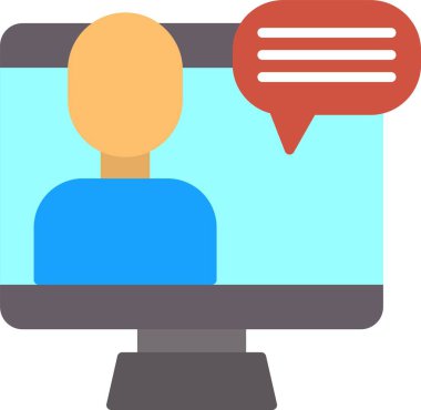 Video Konferansı Simgesi Sanatı