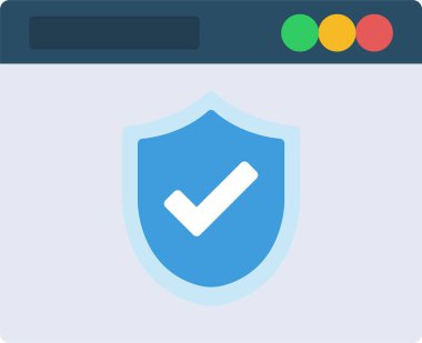 Web Güvenlik Simgesi Sanatı
