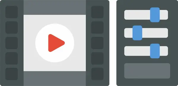 Video Düzenleyici Simgesi Sanatı