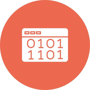 İkili Kod Simgesi Sanatı