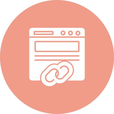 Arka Bağlantı Simgesi Sanatı