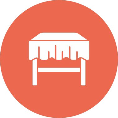 Yemek Masası Simgesi Sanatı