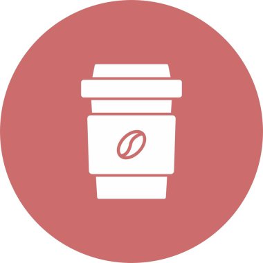 Kahve Kupası Simgesi Sanatı