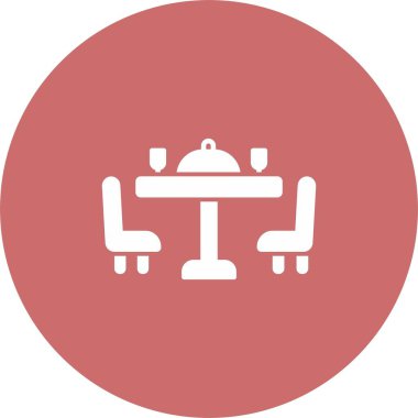 Yemek Masası Simgesi Sanatı