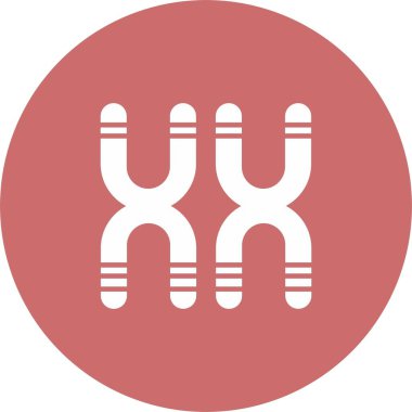 Kromozom Simgesi Simgesi Sanatı