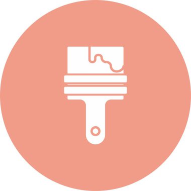 Boya Fırçası Simgesi Sanatı