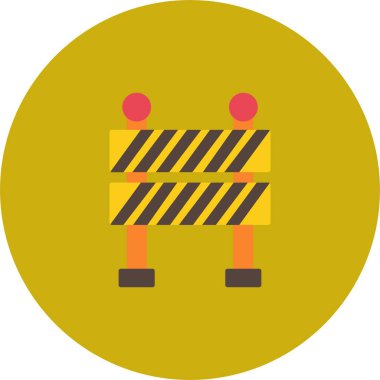 Yol Bloğu Simgesi Sanatı