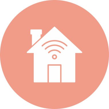 Akıllı Ev Simgesi Sanatı