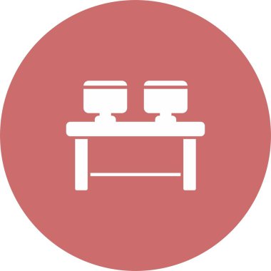 Çalışma Tablosu Simgesi Sanatı