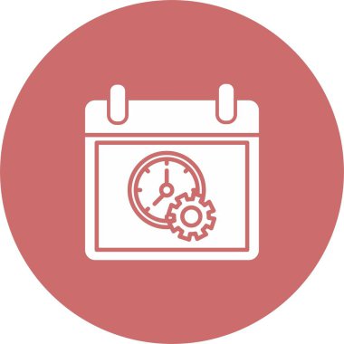 Zaman Yönetimi Simgesi Sanatı