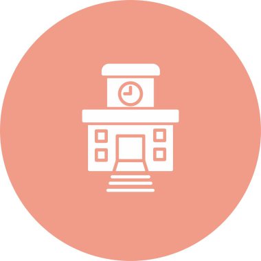 Tren İstasyonu Simgesi Sanatı