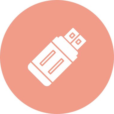 Usb Flash Sürücü Simgesi Sanatı