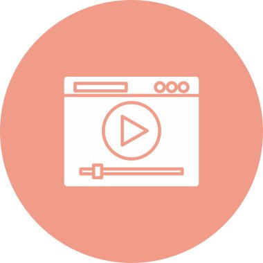 Video Oynatıcı Simgesi Sanatı