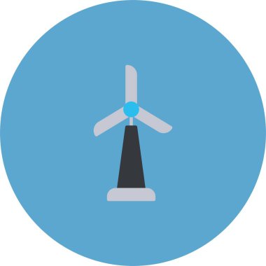 Rüzgar Türbini Simgesi Sanatı