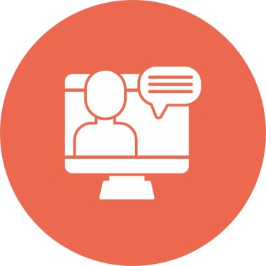 Video Konferansı Simgesi Sanatı