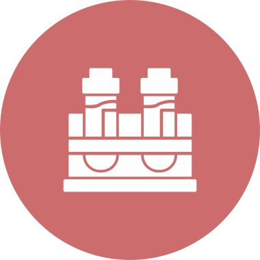 Test Tüpleri Simgesi Sanatı