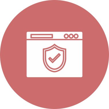 Web Güvenlik Simgesi Sanatı