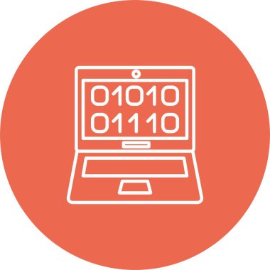 İkili Kod Simgesi Sanatı