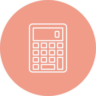 Hesap Makinesi Simgesi Sanatı