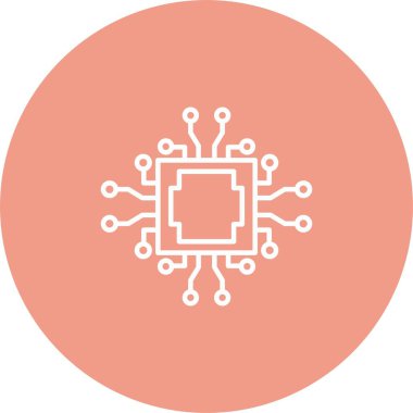 İşlemci Simgesi Sanatı