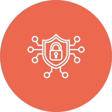 Siber Güvenlik Simgesi Sanatı