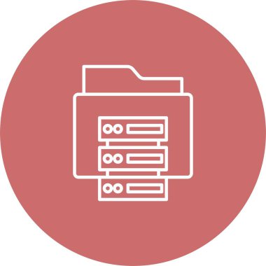 Veri Depolama Simgesi Sanatı