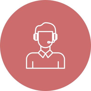 Müşteri Hizmeti Simgesi Sanatı